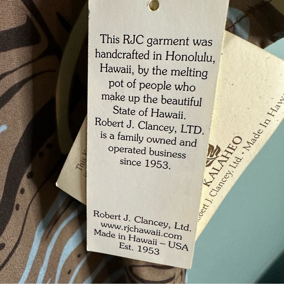 NWT Kalaheo Hawaiian shirt size M - Picture 6 of 6